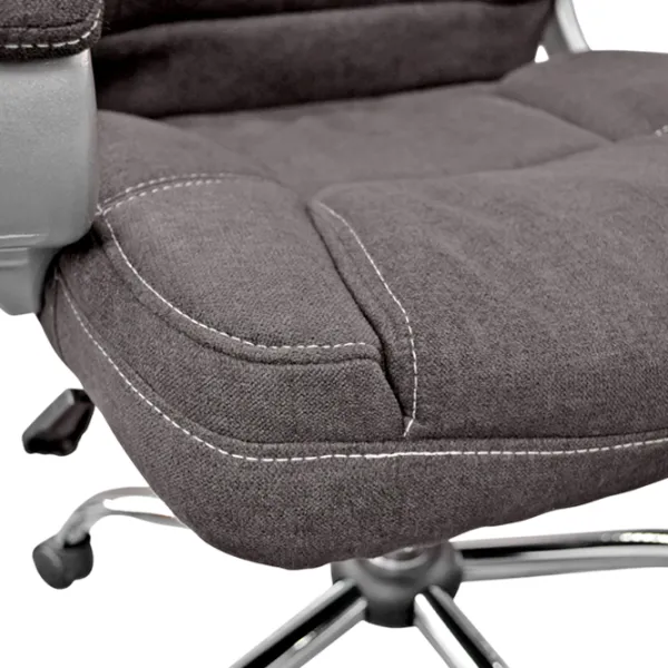 Fotoliu de birou DecoPrim BX-3177 Placaj / Onyx Silver photo 4