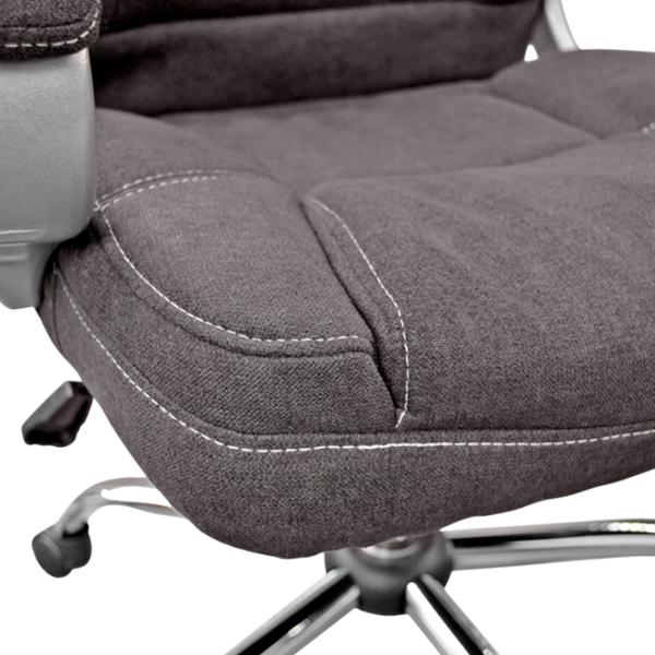 Fotoliu de birou DecoPrim BX-3177 Placaj / Onyx Silver photo 4