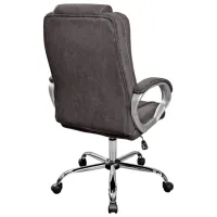 Fotoliu de birou DecoPrim BX-3177 Placaj / Onyx Silver photo 5