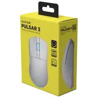 Мышь Hator Pulsar 3 Wireless Bluetooth, USB / Белый photo 3