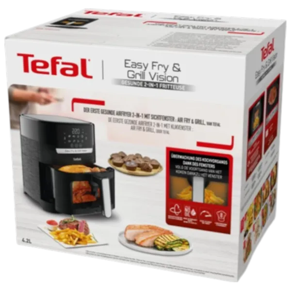 Aero Grill Tefal EY506810 1550 W / 4.2 l / Black photo 4
