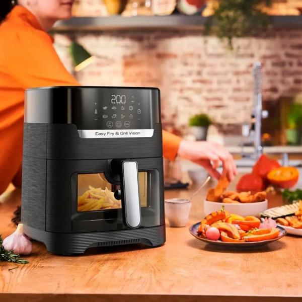 Aero Grill Tefal EY506810 1550 W / 4.2 l / Black photo 7