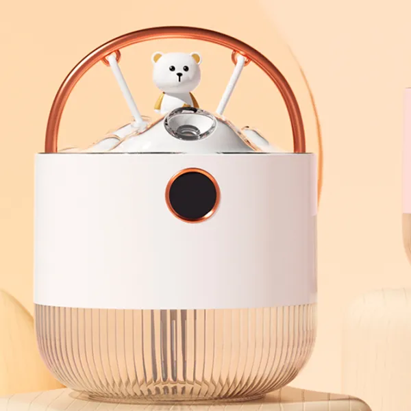 Umidificator de aer Cute Pet D15 - Beer Cu aburi/ White photo 4