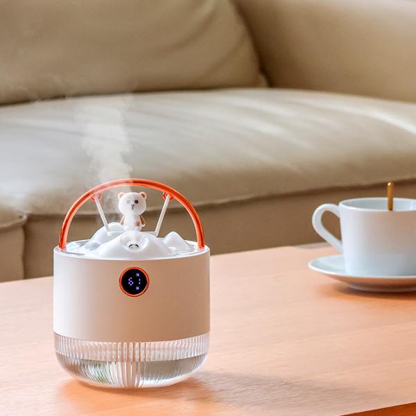 Umidificator de aer Cute Pet D15 - Beer Cu aburi/ White photo 5