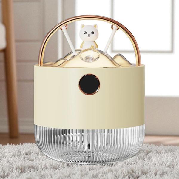 Umidificator de aer Cute Pet D15 - Cat Cu aburi/ Yellow photo 3