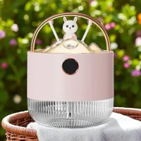 Увлажнитель воздуха Cute Pet D15 - Rabbit Паровой/ Розовый photo 4