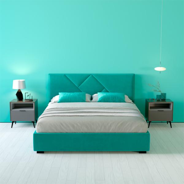Кровать My-Style my-Mira 180 x 200 см / Фанера / Бирюзовый photo 3