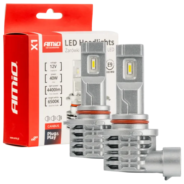 Lampă auto Amio X1 Series LED / 9011 / / 40 W /  photo 1 Lampă auto Amio X1 Series LED / 9011 / / 40 W /  photo 1
