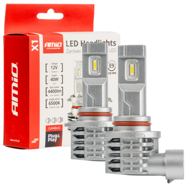 Lampă auto Amio X1 Series LED / 9011 / / 40 W /  photo 1 Lampă auto Amio X1 Series LED / 9011 / / 40 W /  photo 1