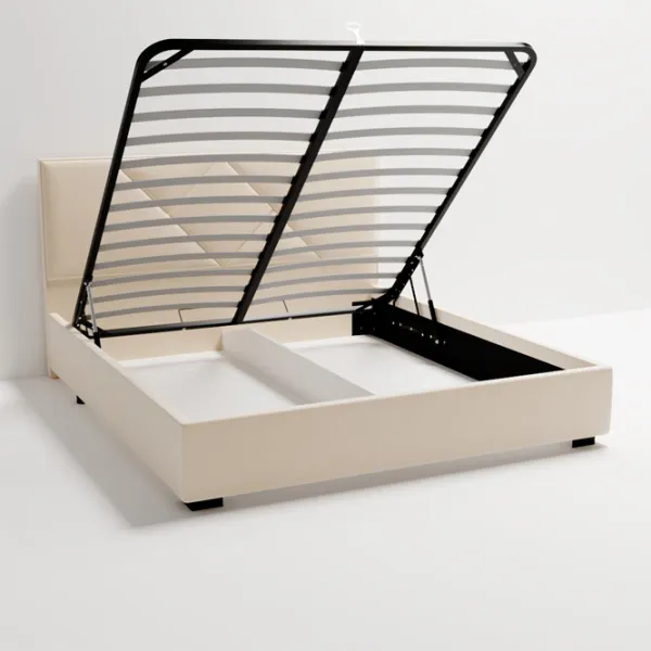 Кровать My-Style my-Mira 200 x 200 см / Фанера / Кремовый photo 6