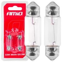 Lampă auto Amio 03348 Incandescentă / C5W / SV8.5-8 / 5 W / 