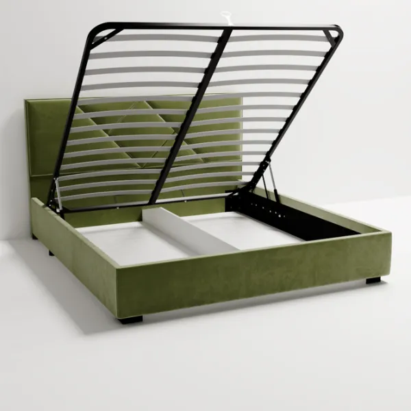 Кровать My-Style my-Mira 200 x 200 см / Фанера / Хаки photo 6