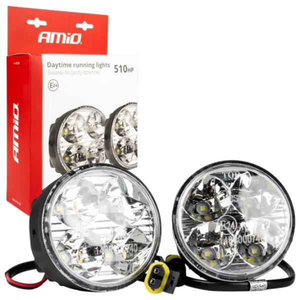 Lanternă de ghidare Amio DRL 510HP LED / / / 11 W /  photo 1 Lanternă de ghidare Amio DRL 510HP LED / / / 11 W /  photo 1