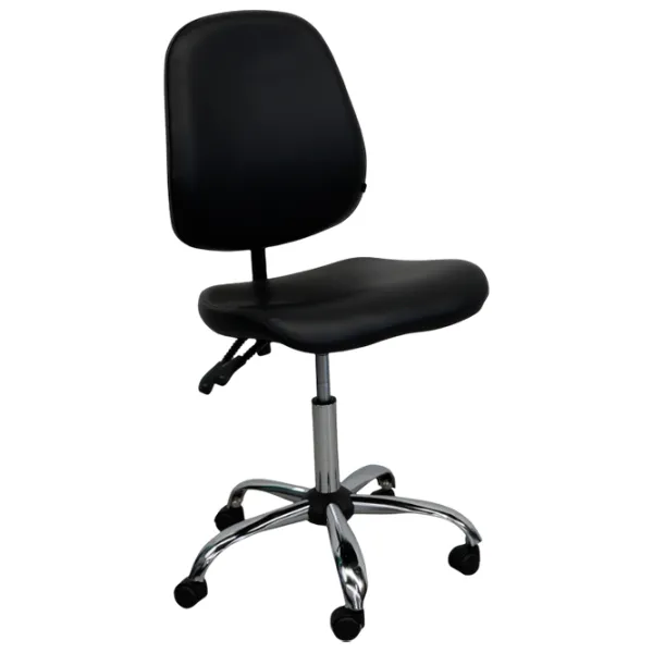 Fotoliu de birou DecoPrim Medico GTS V-4 ECO Piele/ Black  photo 1