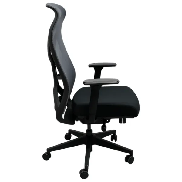 Fotoliu de birou DecoPrim 8010A Placaj / Black  photo 3