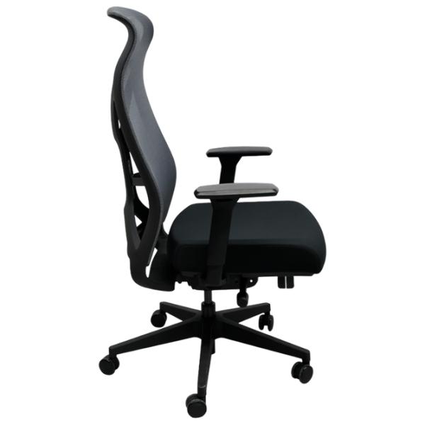 Fotoliu de birou DecoPrim 8010A Placaj / Black  photo 3