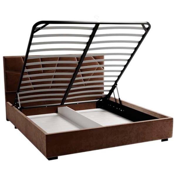 Кровать My-Style my-Bella 200 x 200 см / Фанера / Тёмно-коричневый photo 4