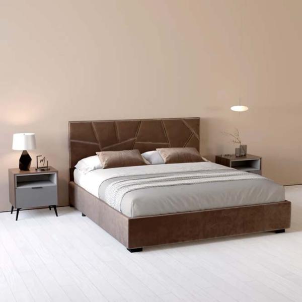 Кровать My-Style my-Bella 200 x 200 см / Фанера / Тёмно-коричневый photo 5