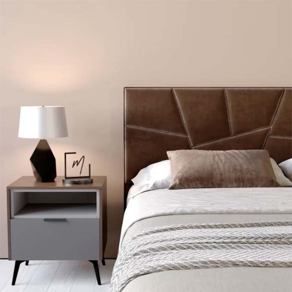 Кровать My-Style my-Bella 200 x 200 см / Фанера / Тёмно-коричневый photo 7