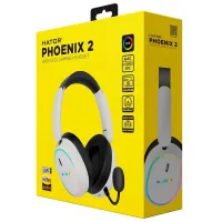 Наушники Hator Phoenix 2 Черный Белый Беспроводные/ Игровой photo 8