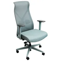 Fotoliu de birou DecoPrim 8010A Placaj / Glacier Blue 