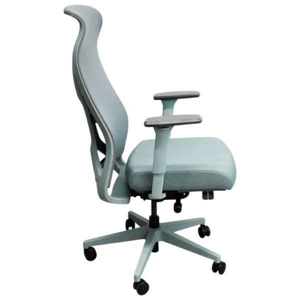 Fotoliu de birou DecoPrim 8010A Placaj / Glacier Blue  photo 2