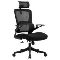 Fotoliu de birou CUSTO Palermo Spumă poliuretanică/ Black 