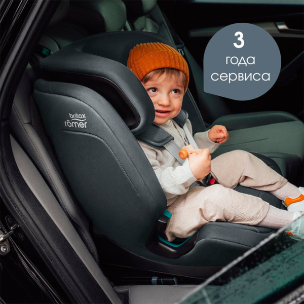Детское автокресло Britax-Römer EVOLVAFIX  15 месяцев - 12 лет / 36 кг / Полуночный серый photo 18