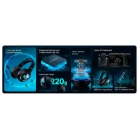 Наушники Mchose G9 Pro Черный Белый Беспроводные/ Игровой photo 4