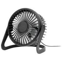 Ventilator Platinet PTF322B 5 W / Portabil / Black photo 2