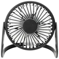 Ventilator Platinet PTF322B 5 W / Portabil / Black photo 3