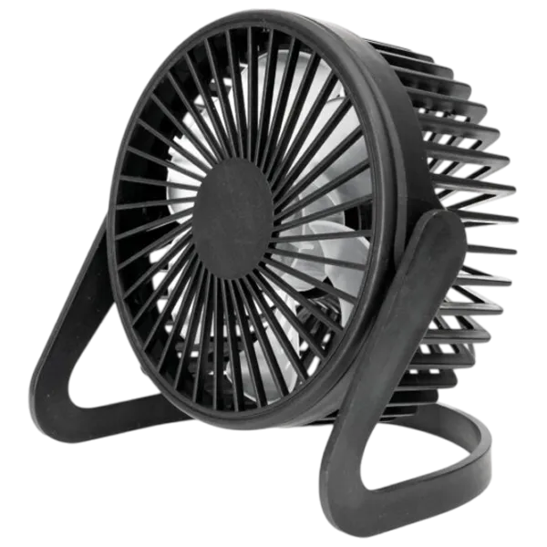 Ventilator Platinet PTF322B 5 W / Portabil / Black photo 4