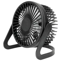 Ventilator Platinet PTF322B 5 W / Portabil / Black photo 4