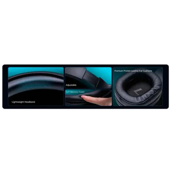 Căști Mchose G9 Blue Black Fără fir/ Gaming photo 2 Căști Mchose G9 Blue Black Fără fir/ Gaming photo 2