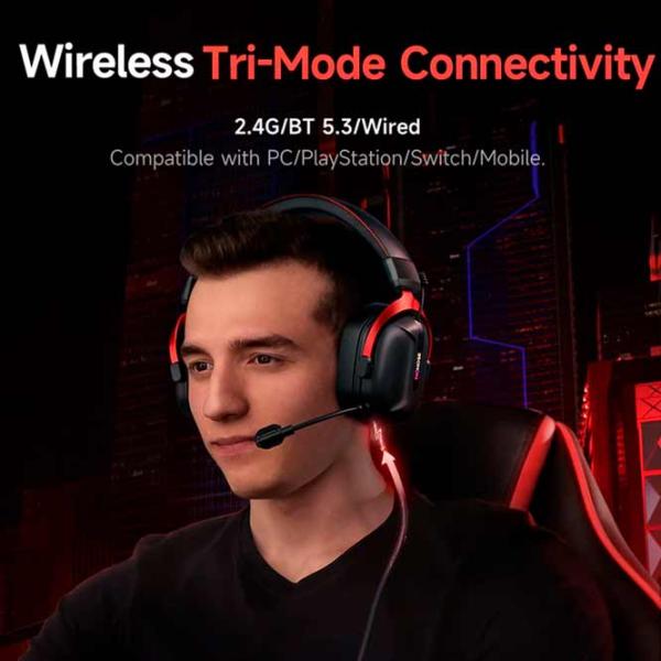 Căști Mchose S9 Pro Blue Black Fără fir/ Gaming photo 6 Căști Mchose S9 Pro Blue Black Fără fir/ Gaming photo 6