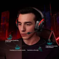 Căști Mchose S9 Pro Blue Black Fără fir/ Gaming photo 7