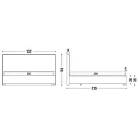 Кровать My-Style my-Mira 120 x 200 см / Фанера / Коричневый photo 7
