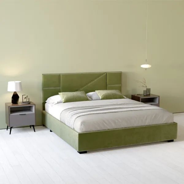 Кровать My-Style my-Dina 200 x 200 см / Фанера / Хаки photo 3