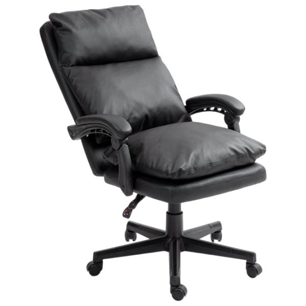 Fotoliu de birou Hola Prestige ECO Piele/ Black  photo 5