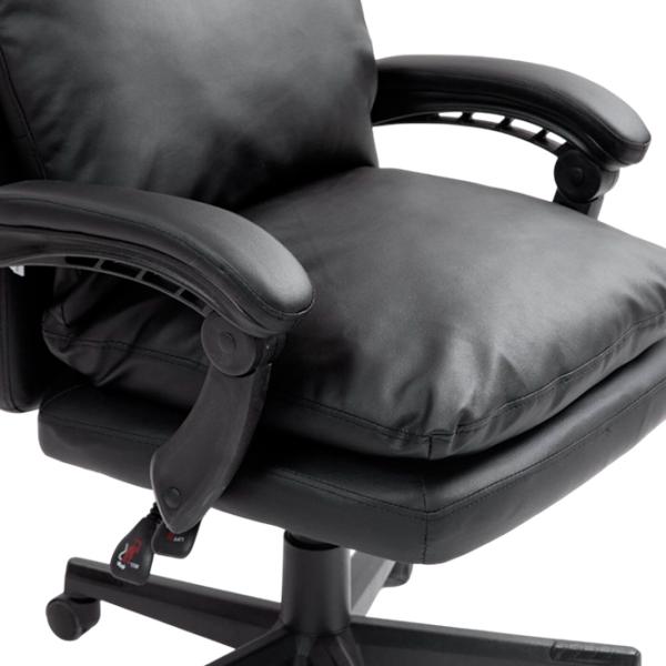 Fotoliu de birou Hola Prestige ECO Piele/ Black  photo 8