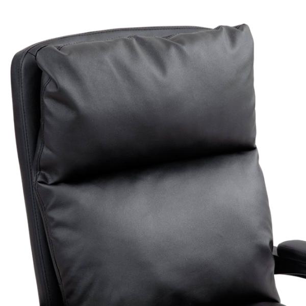 Fotoliu de birou Hola Prestige ECO Piele/ Black  photo 10