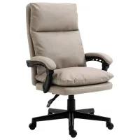 Fotoliu de birou Hola Prestige ECO Piele/ Beige 