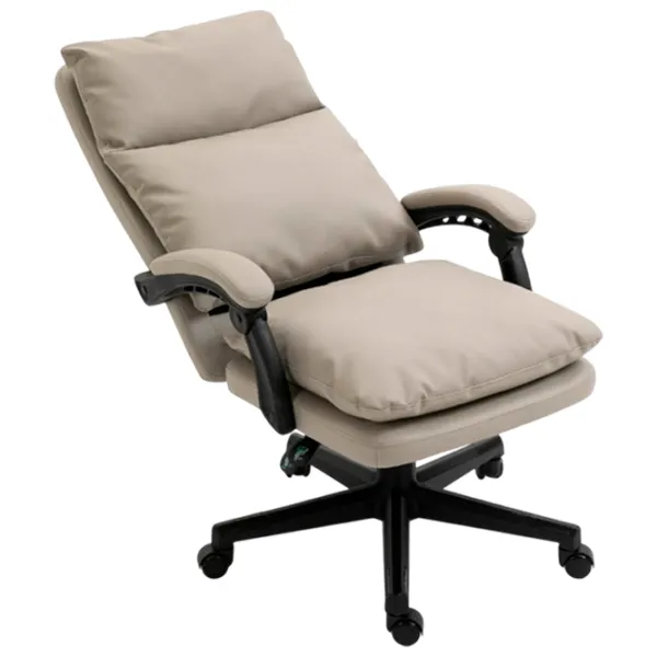 Fotoliu de birou Hola Prestige ECO Piele/ Beige  photo 6