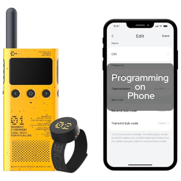 Радиостанция Beebest Walkie Talkie Lite  Желтый photo 3