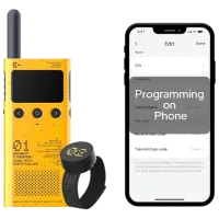 Stație radio Beebest Walkie Talkie Lito Yellow photo 3
