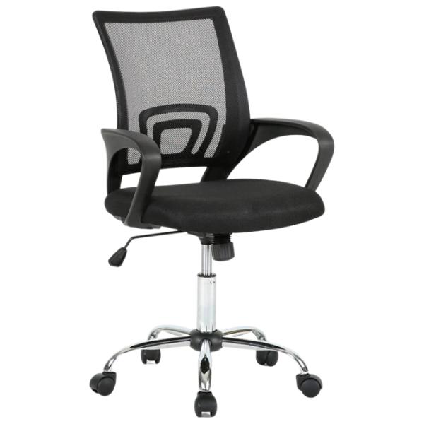 Fotoliu de birou Hola Advance  Textil/ Black Silver photo 1