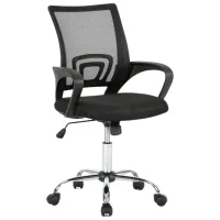 Fotoliu de birou Hola Advance  Textil/ Black Silver