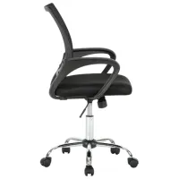 Fotoliu de birou Hola Advance Textil/ Black Silver photo 2