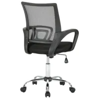 Fotoliu de birou Hola Advance Textil/ Black Silver photo 5