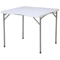 Masă de grădină Hydro-S 266664 Pătrat / Gray White